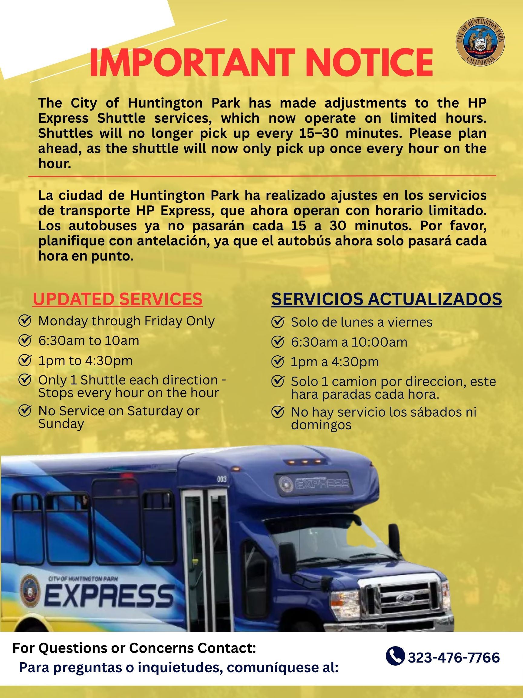 HP Express Shuttle _ update 07.29.25 _